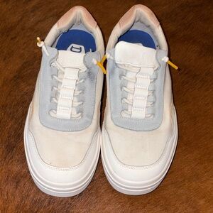 Women’s Hey Dudes White & Light Blue